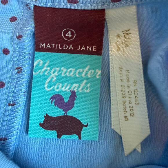 Matilda Jane Luna Dress Character Counts Heart Soul Pride 4 - Picture 6 of 9